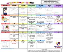 May Calendar of Events